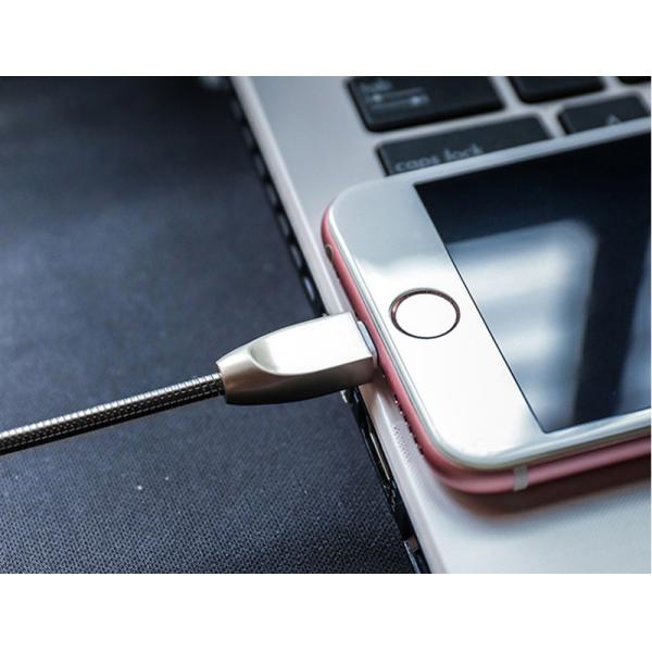 2.4A IPhone USB A to Lightning Cable 1m USB Data Transfer Cables Fast Charging