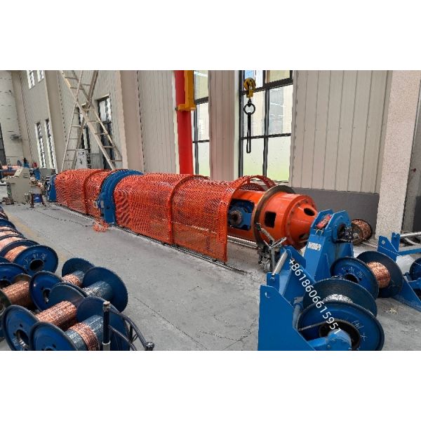 Tubular Type Stranding Machine Works With 100% Back Twist Or Wire Making Stranding Machine