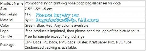 Degradable Pet Poop Bags Dog Cat Waste Pick Up Clean Bag Refill Bags Promotion, Biodegradable cleaning garbage box pet d