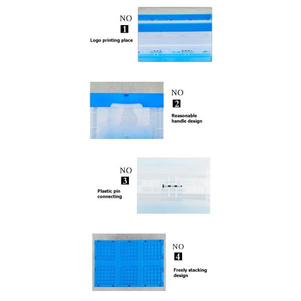 Convenient Clear Collapsible Plastic Containers For Appliance Industries