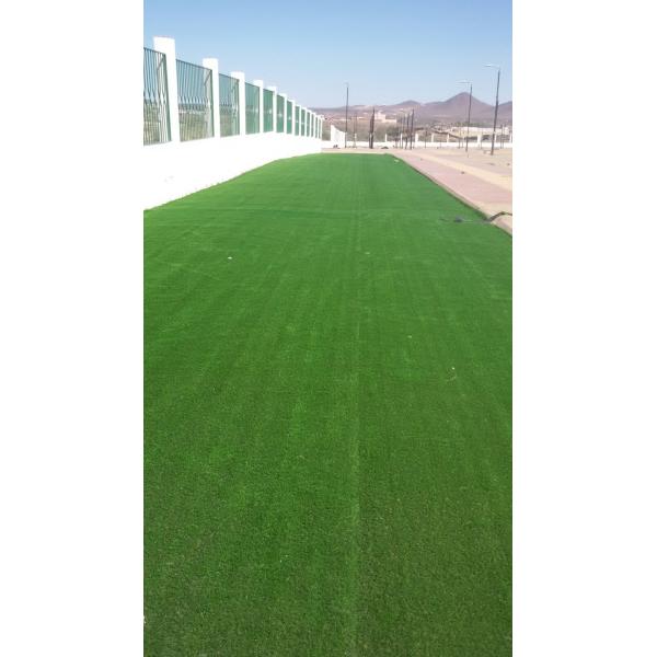 Outdoor Garden Artificial Grass Water Retention 6000 Dtex