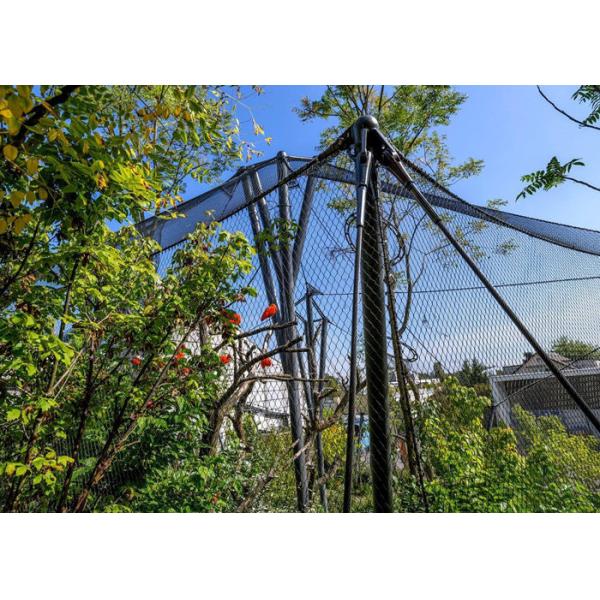 Knotted Ss316 Material Stainless Steel Wire Rope Mesh