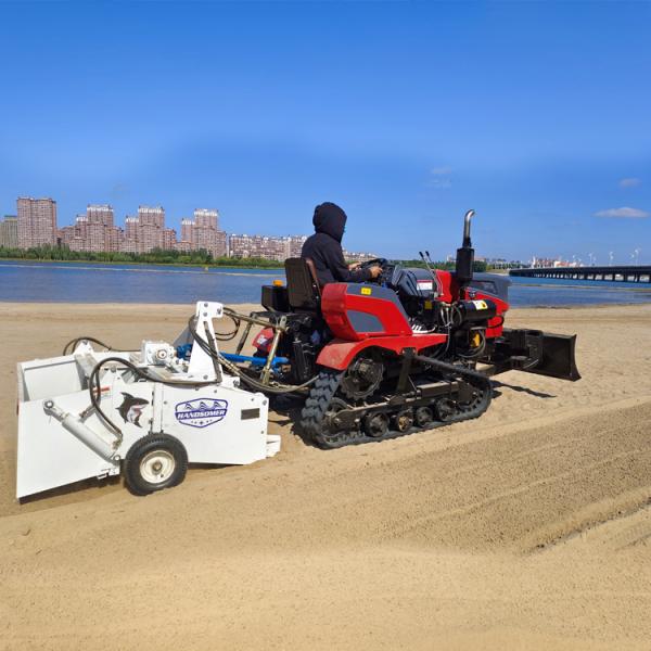 Beach Cleaning Machine 150mm Tractor-Driven Environmental Sweeper for Effective Cleaning
