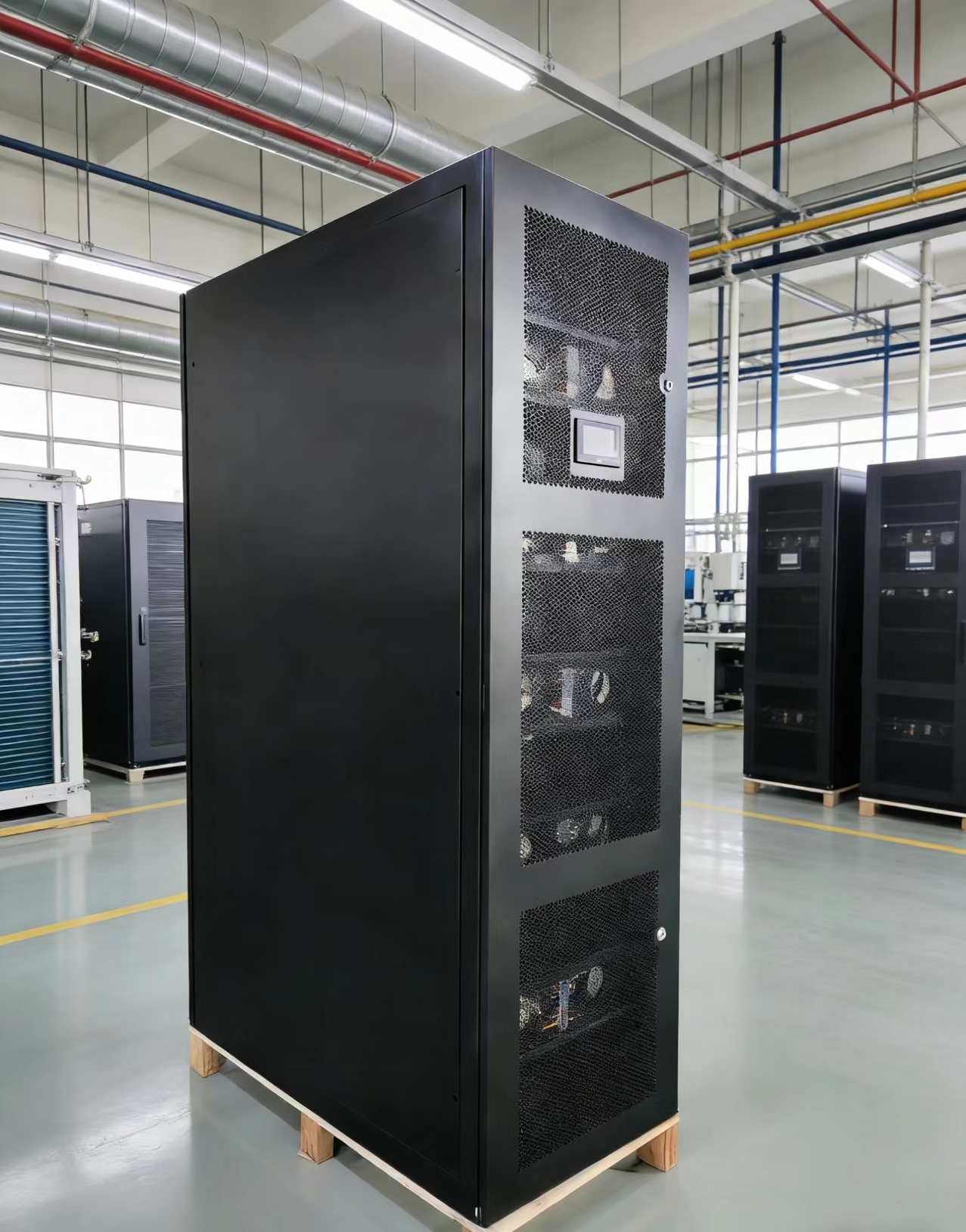 60kW High Capacity Air Cooled In Row Precision Cooling Unit For High Density GPU Server Cabinets