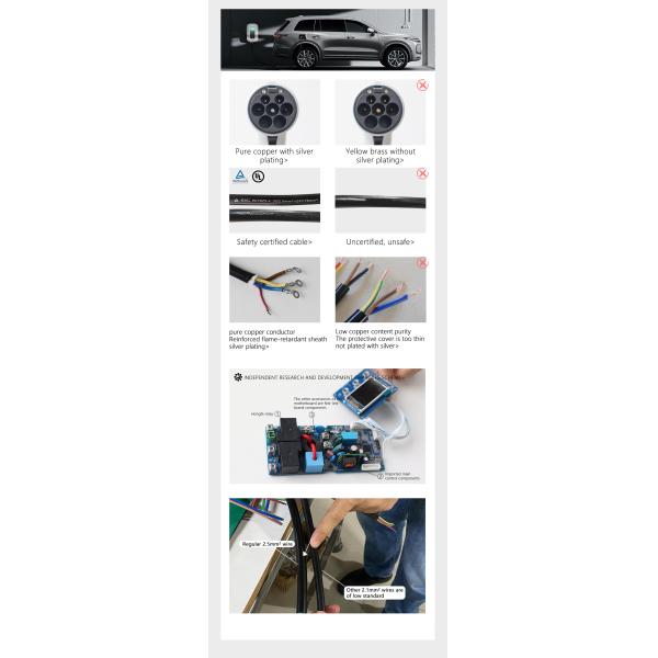 7KW E-Mingze DC Output Current CCS Standard EV Charger Wallbox EV Charging Station with 230V Input Voltage