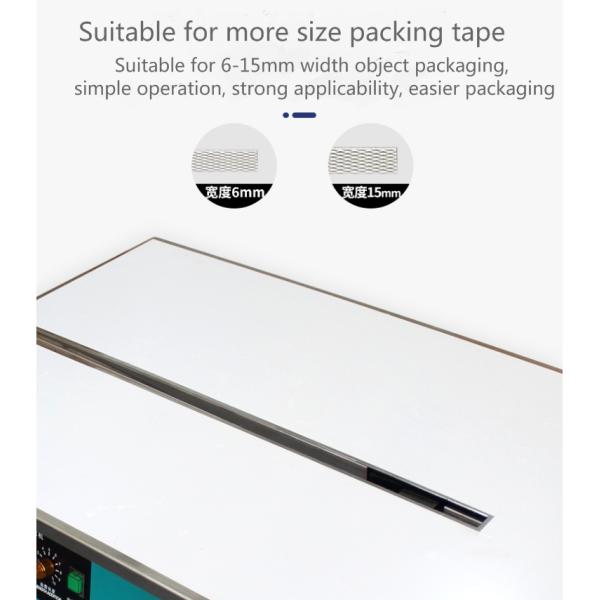 Carton Packaging Single Motor High Table Semi-Automatic PP Thermal Strapping Machine