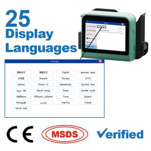 Small Printer Mini Hand Held Dtg Printer Automatic Batch Number Qr Code Carton