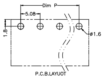 5.08mm 2EDG Plug In Connector Blocks , Male Type PCB Mount Terminal Block