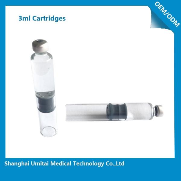 NO Silicide Insulin Pen Cartridge Neutral Borosilicate Glass Material