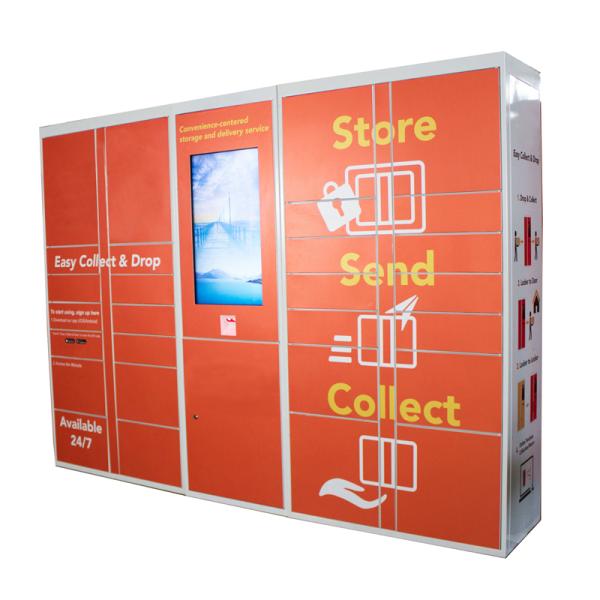 Self Pick Up Parcel Locker for House With Code Scanner Remote Platform CCTV For Express Service