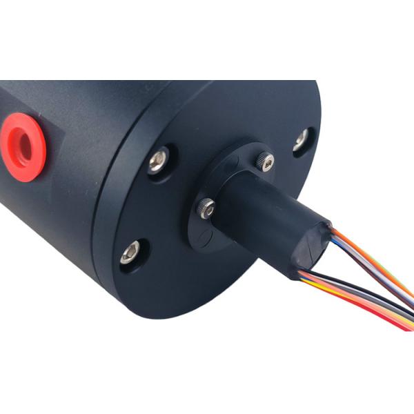 4-Input 4-Output Gas Electric Integrated Slip Ring For Automated Rotating Platforms