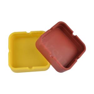 Quality Brown Ashtray Silicone Household Products Easy To Clean Non Stick for sale