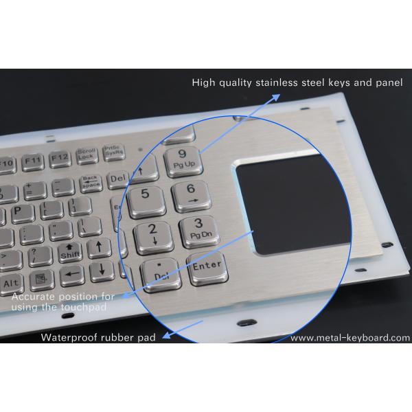 Anti Vandal Panel Mount SS Touchpad Mouse Keybaord