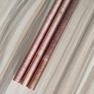 Quality Finned Copper Pipe For Heat Exchanger And Air Cooler for sale
