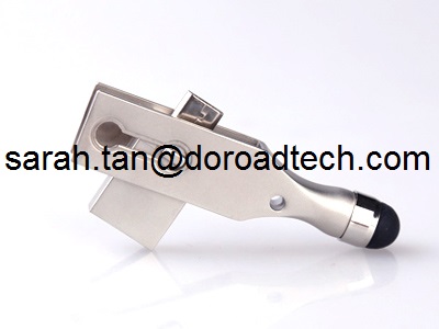 Mini Metal OTG USB Flash Drive with Touch Screen Stylus Pen Drive U-disk for Smart Phone