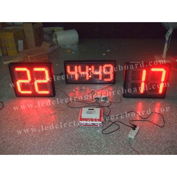 Customized Design Led Football Scoreboard Separate Game Time / Score Cabinet