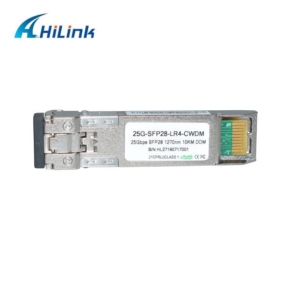 25G CWDM 10KM SFP28 Transceiver Module DDM DOM Fiber Optic Transceiver