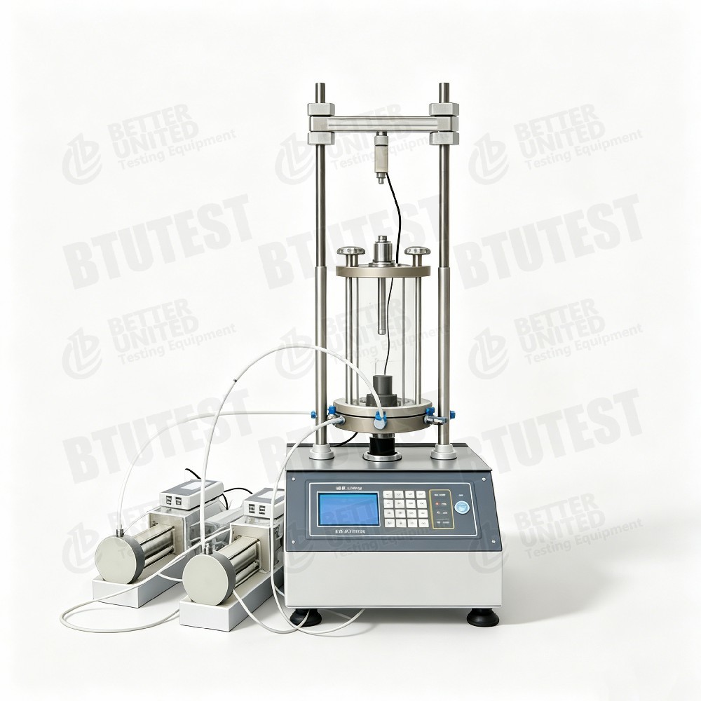 Automatic triaxial testing system