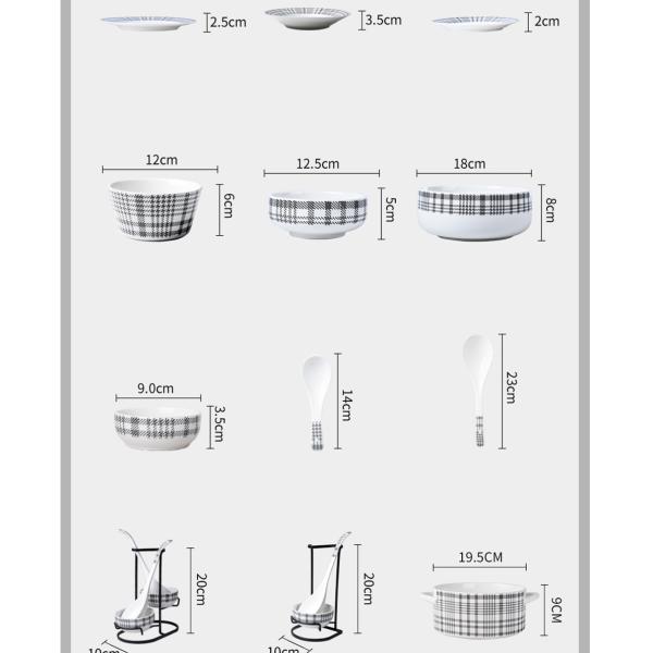 Modern Dinner Set 72 Pcs Ceramic Dinner Table Set Porcelain Dinner Sets For Volume Other