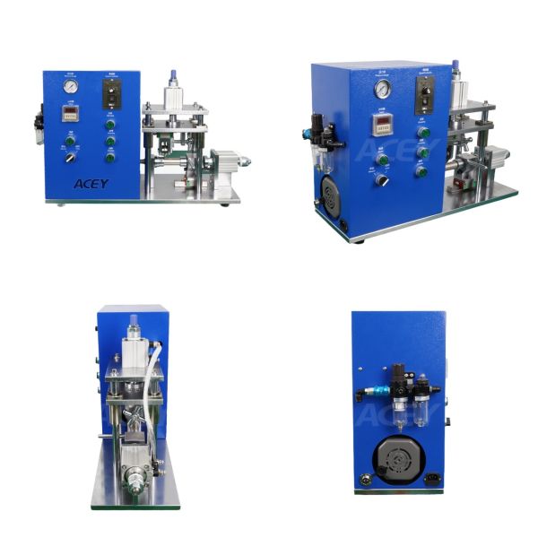 Semi Automatic Cylindrical Battery Case Grooving Machine