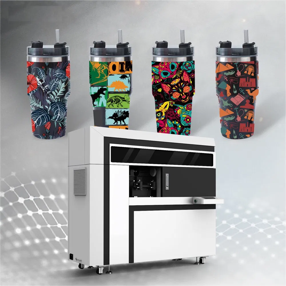 Camera Optional Inkjet Printing Machine 3D Texture Effect LED UV Flatbed Printer