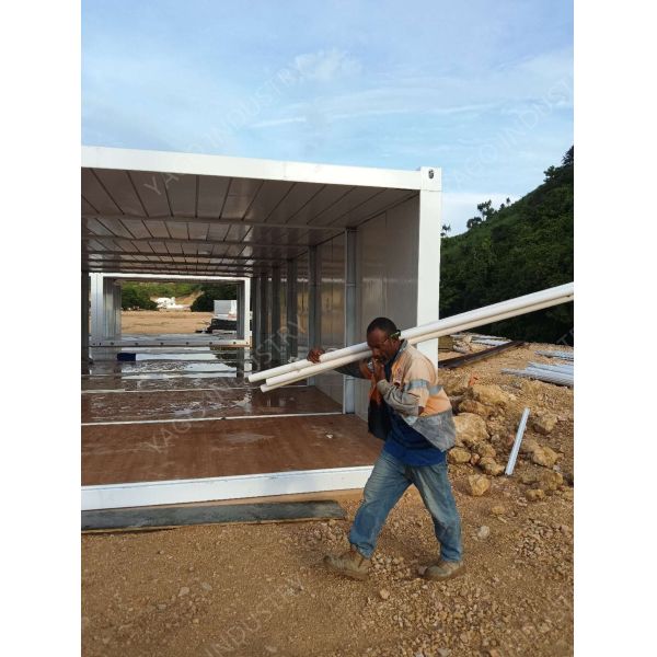 Weatherproof Modular Office Building Container Temporary Housing Onsite