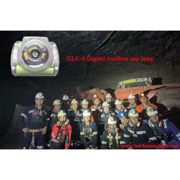 Cordless LED Mining Headlamp Digital OLED Display 5V 2A Coal Mining Cap Lamp