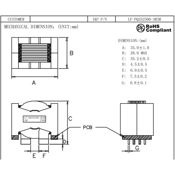Ikp Electronics Manufactures High Frequency Power Inductor with Flat Wire