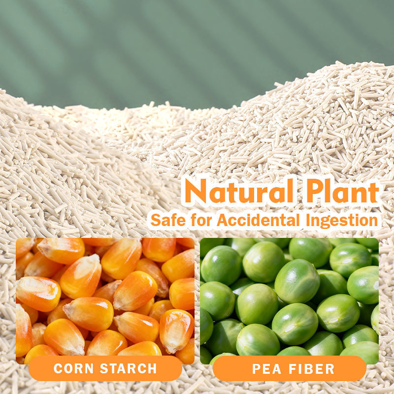 Quick Clumping Odor Control Lightweight Plant-Based Custom Packaging Premium Tofu Cat Litter