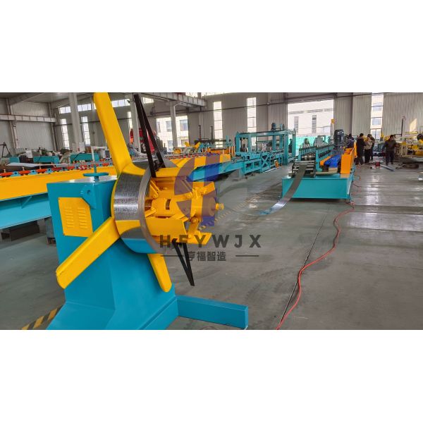 16 Forming Passes Light Steel Frame Roll Forming Machine PLC Control System