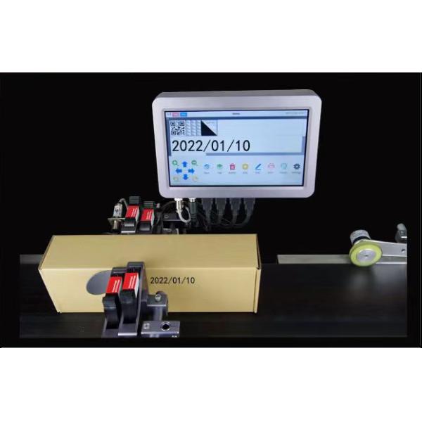 Multi Language 10 Inch Online Qr Code Batch Code Inkjet Print Machine with Easy Operation