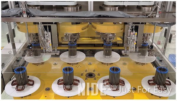 8 Stations Automatic Motor Winding Machine Stator Coil Winder