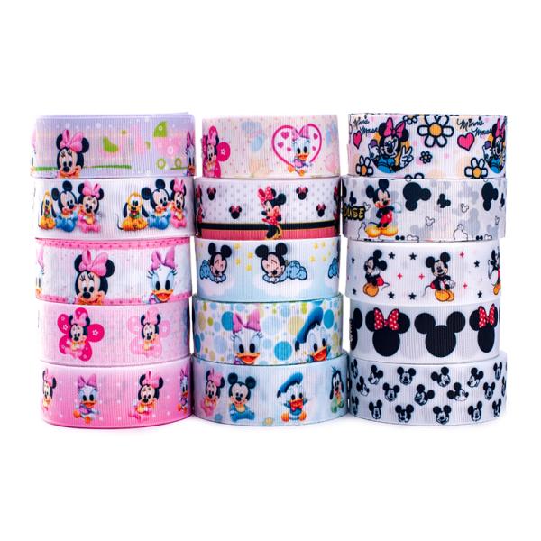 Polyester Custom Made Printed Ribbon With Logo For Sale