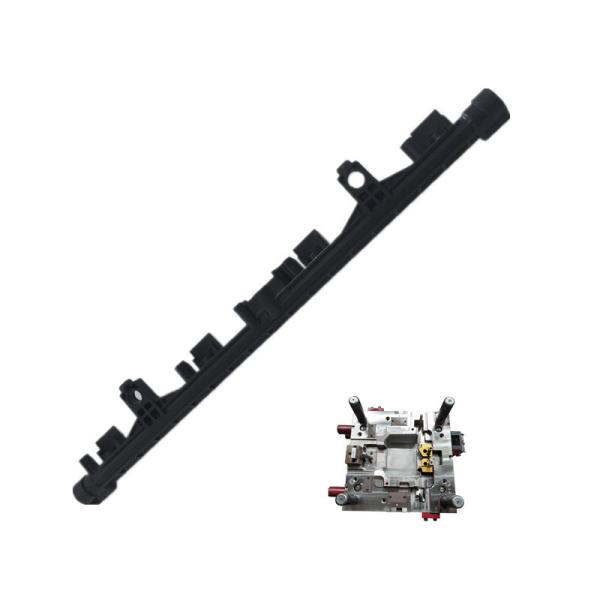 Custom Black Bracket Parts Plastic Injection Mold With Single/Multi Cavity