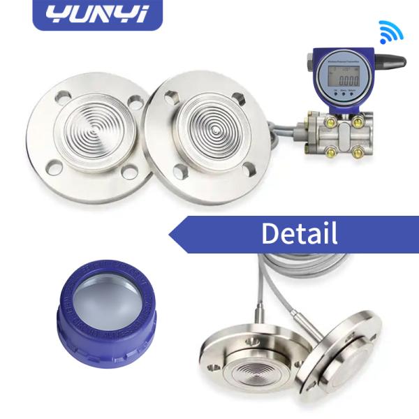 ATEX Certified Wireless Dual Flange Level Transmitter for High Pressure Vessel Application