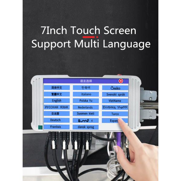 Full Auto Expiry Date Coding Logo TIJ Inkjet Printer Online Machine with Blue Ink