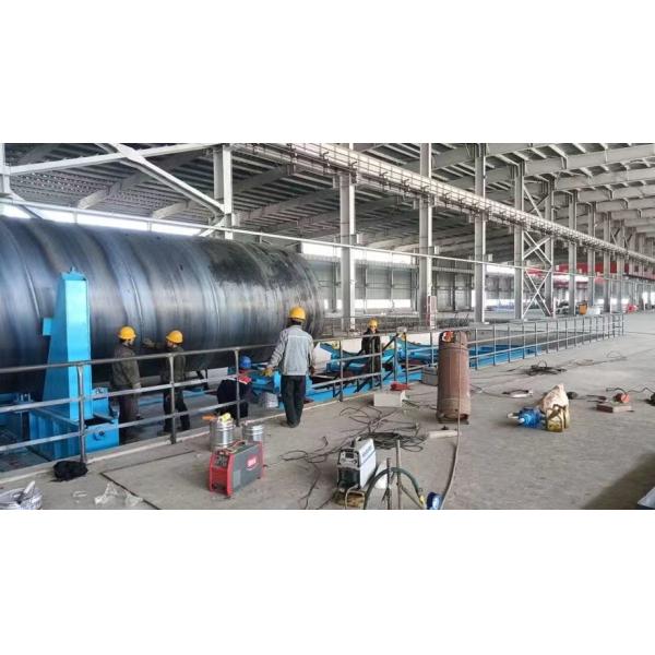 SSAW Spiral Welded Pipe Making Machine Front Swing Spiral Pipe Mill