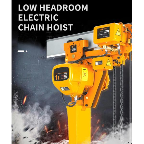 Low Noise Low Headroom Chain Hoist