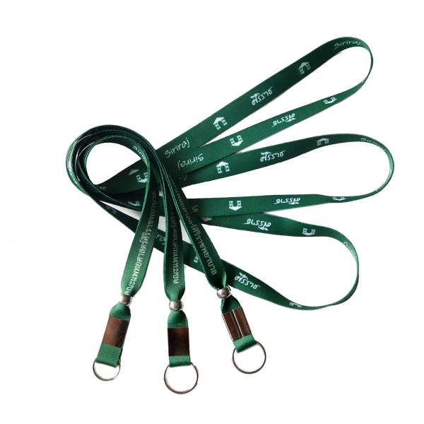 Customized Design Polyester Personalised Lanyards with Silkscreen Printing for Medal Ribbons