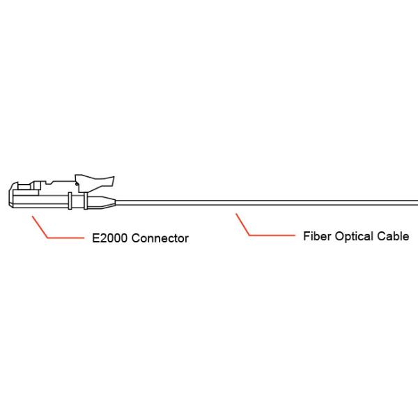 E2000 Connector Fiber Optic Patch Cord With PC/UPC/APC Polish For Telecom And Data Centers