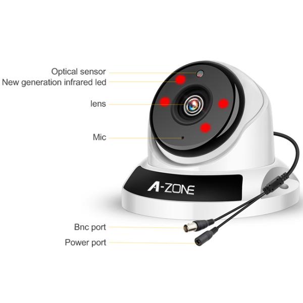 Residential Dome AHD Security Cameras IP67 Weatherproofing