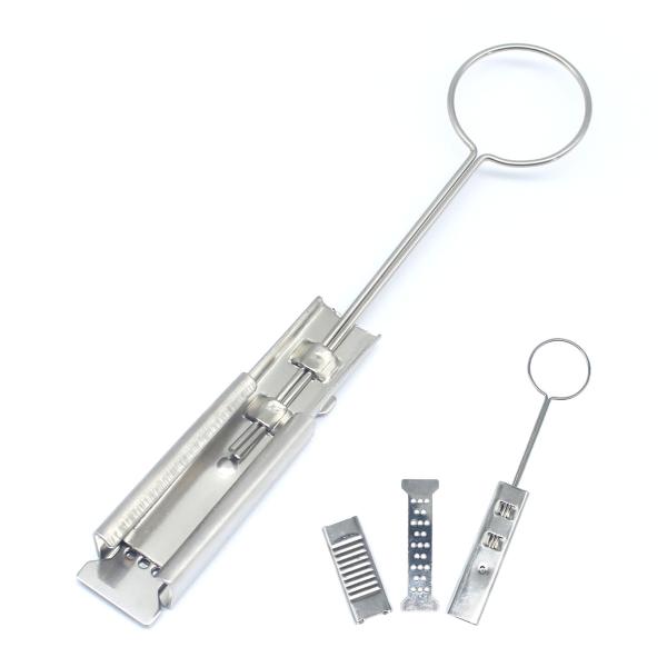 Supply Fixed Cable Clamp for Stainless Steel Optical Fiber Cable Drop Wire Clamp in FTTH