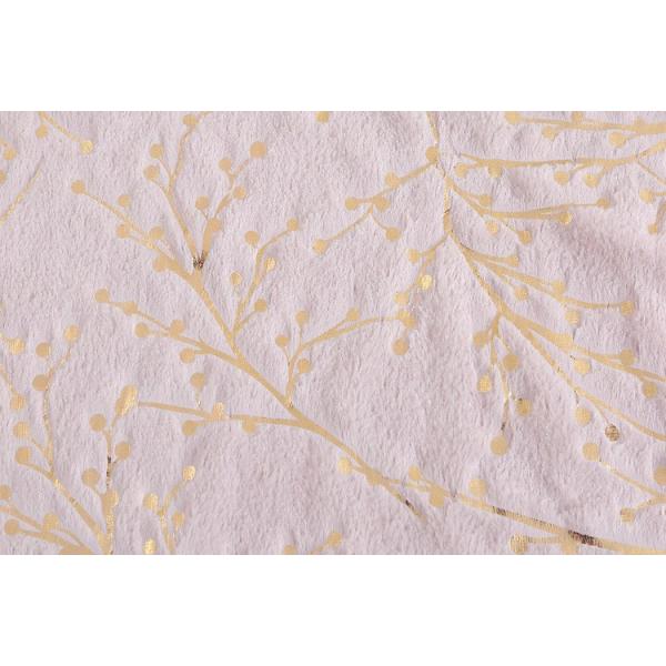 Recycled High Quality Custom PV Velvet Branch Pattern Bronzing 100 Polyester Knitted Velvet Fabric Winter for Sale