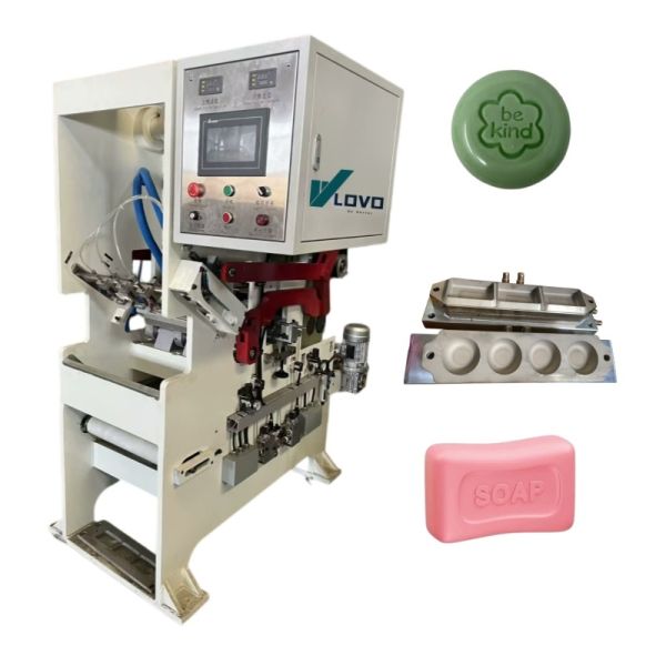 Fully Automatic 380V Soap Stamper Printer Machine With Carbon Steel Construction