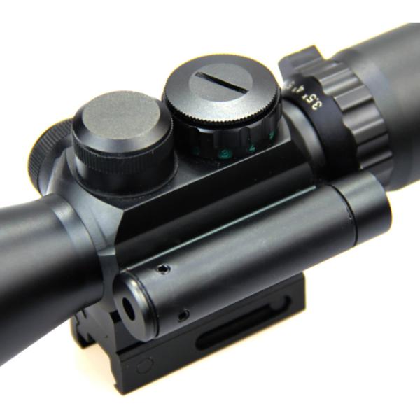 Waterproof Laser Rangefinder fiber optic scope 10x Magnification