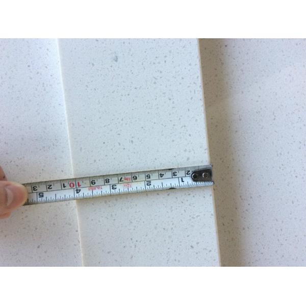 Custom Bathroom Vanity Tops Solid Surface Quartz Countertop Slab Non - Radioactive