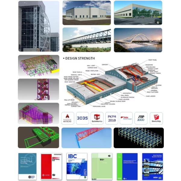 Versatile Building Steel Structure With Modular Design For Customizable Construction Of Various Projects