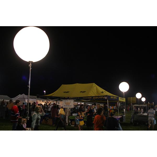 Single RGB Inflatable Led Light Color Changing , Events Lighting Balloon Led Lantern Lights