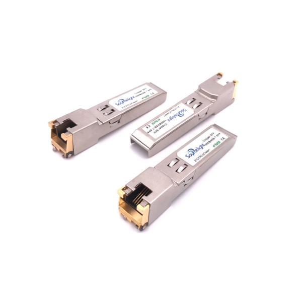 Glc-T Sfp Copper Module For Gigabit Ethernet Rj45 100m Over Cat5 Cable