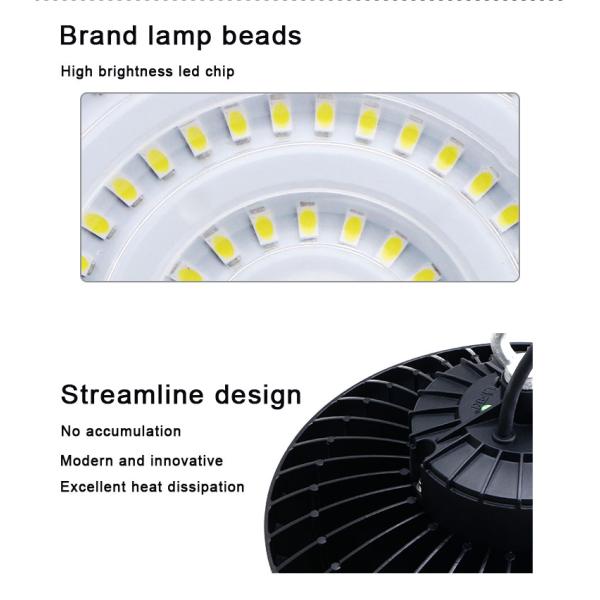 130lm/W SMD Industrial Led High Bay Lighting 200W